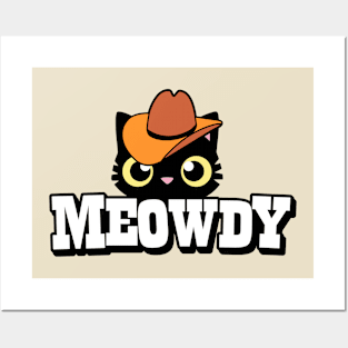 Meowdy Posters and Art